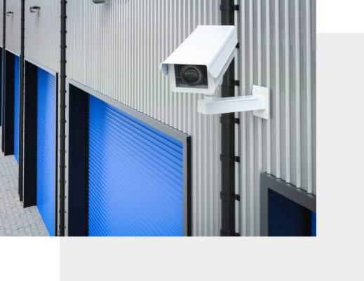 Bespoke cctv systems installed on wall of business