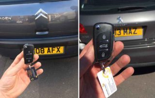 Citroen and peugeot car keys at Eydens in coventry