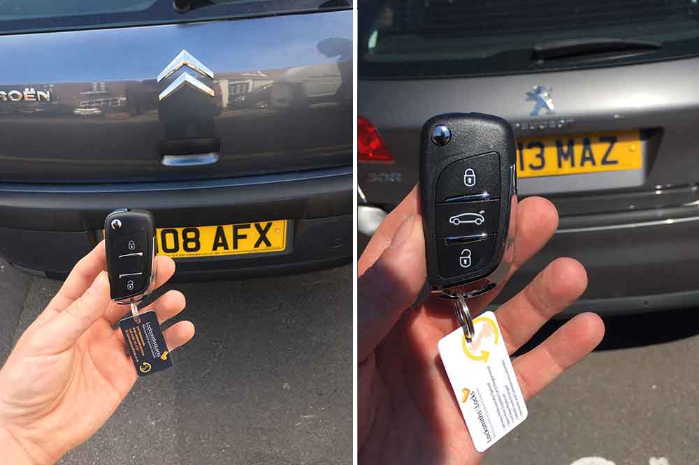 Citroen and peugeot car keys at Eydens in coventry