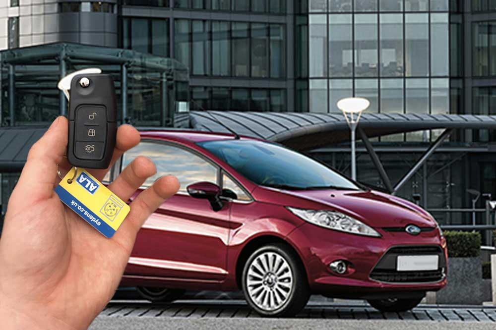 Ford fiesta and key3