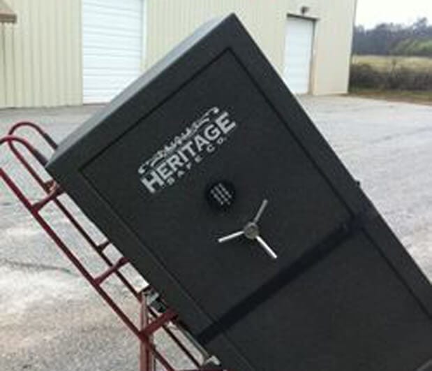 Photo showing Moving a Safe to new location - safe relocation by safe locksmith