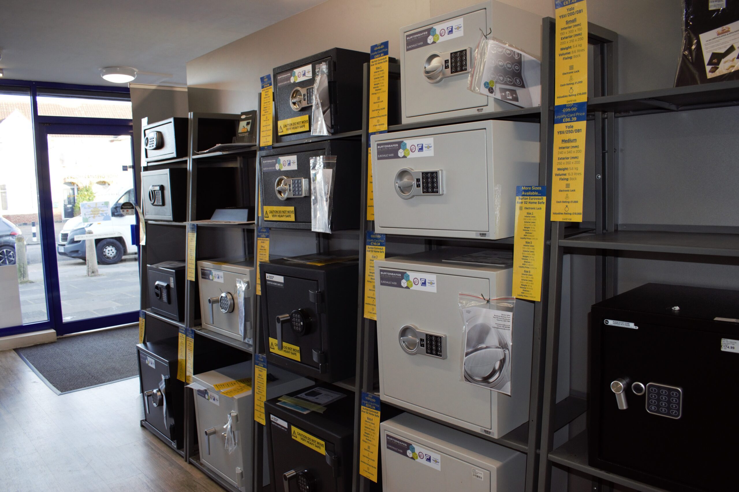 Wide range of Safes